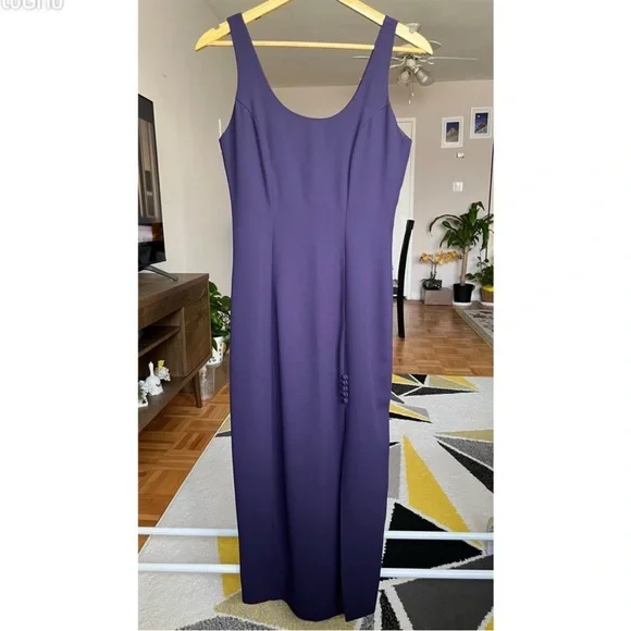 Vintage dress purple - Picture 3 of 10